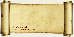 Rumena Pešterac vizit kartica